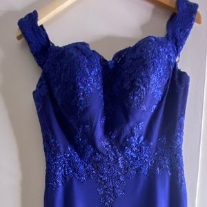 Navy Blue Prom Dress